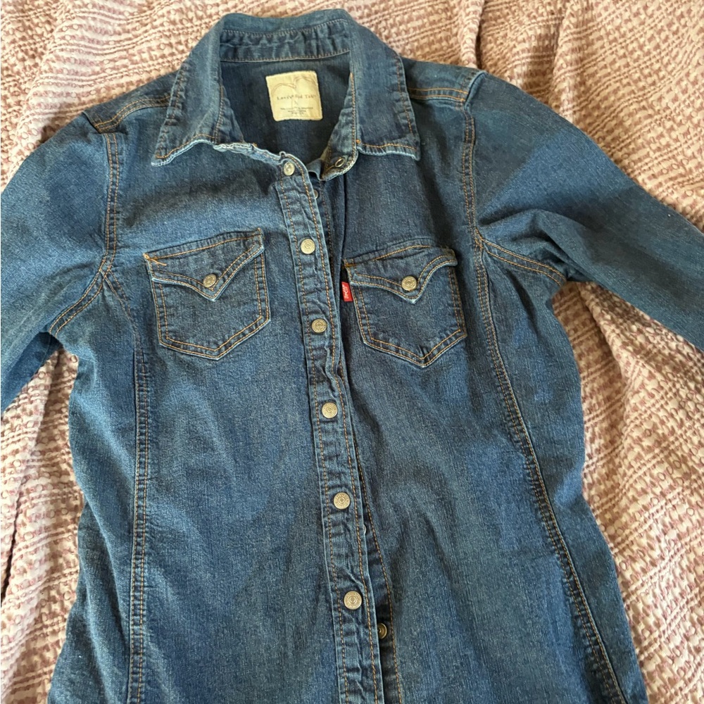 Levi's Classic Blue Denim Shirt